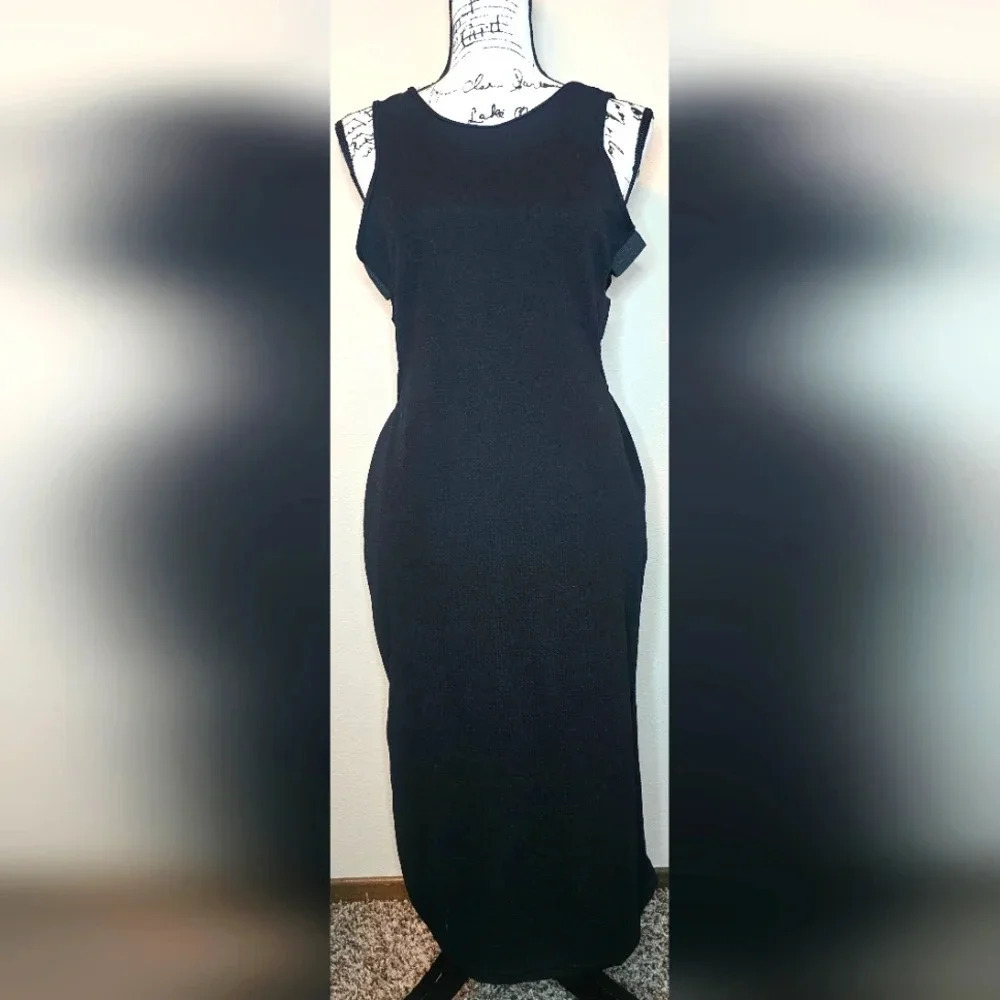 Love By Chelsea Sleeveless Cutout Little Black Dress Size XL NWT
